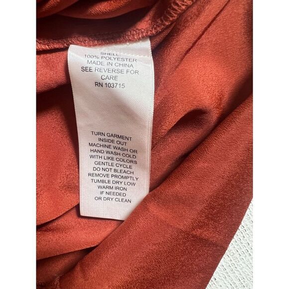 Nanette lepore Blouse XS Rust - Picture 7 of 8